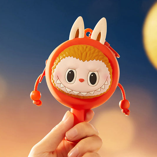 THE MONSTERS Let's Have Fun Together Series-Rattle-drum Earphone Case Toys