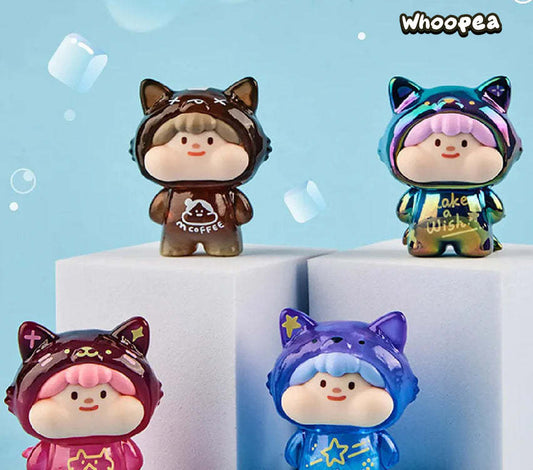 Meatball Cotton Fox Fairy Mini Beans Series PVC Figures, Blind Bag