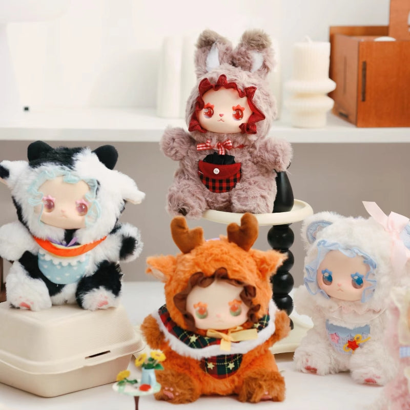 LOVELY EMMA Pocket Zoo Series Plush Dolls, Blind Box