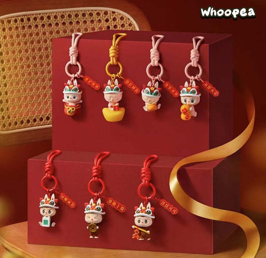 The Monsters Labubu Keychain Pendant Blind Box, POP LAND Limited