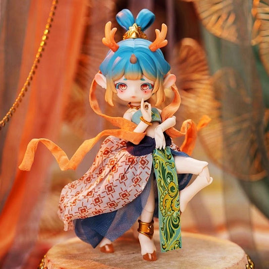 Antu China Dunhuang Nine Colored Deer Series Action Figure BJD Blind Box