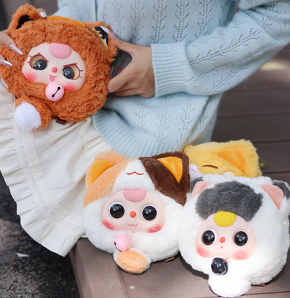 Baby Three - Fortune Cat Zipper Bag Plush Blind Box