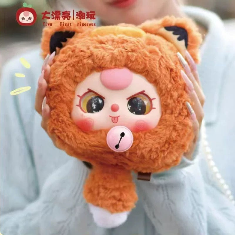 Baby Three - Fortune Cat Zipper Bag Plush Blind Box