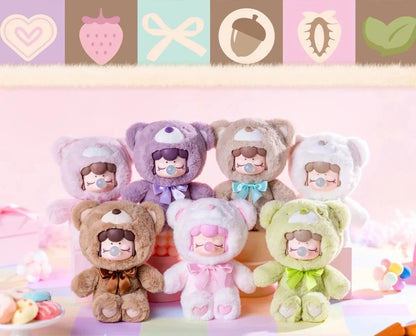 Nanci Colorful Chocolate Cutie Bears Series Plush Dolls, Blind Box