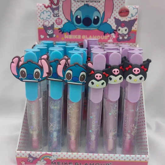 Stitch and Kuromi Color-changing Lip Gloss