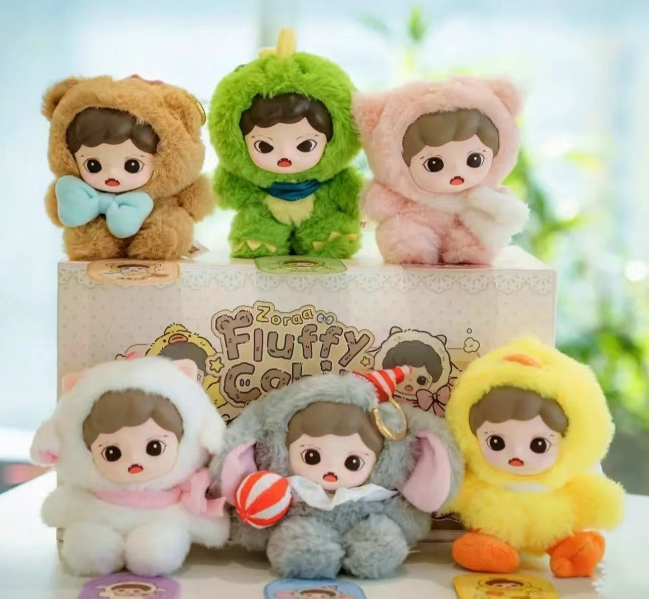 Baby Zoraa Fluffy Cabin Series Vinyl Plush Dolls, Blind Box