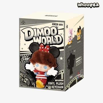 POP MART DIMOO WORLD × DSN Series-Vinyl Plush Keychain, Blind Box (PRE-ORDER)