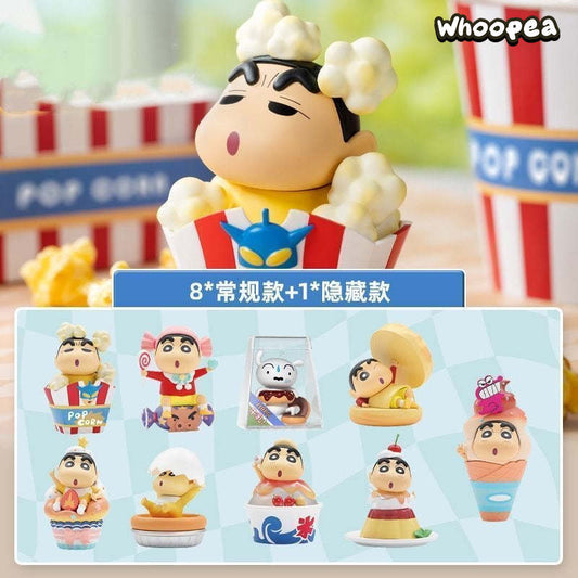 Crayon Shin-chan Dessert Time Series PVC Figures Blind Box