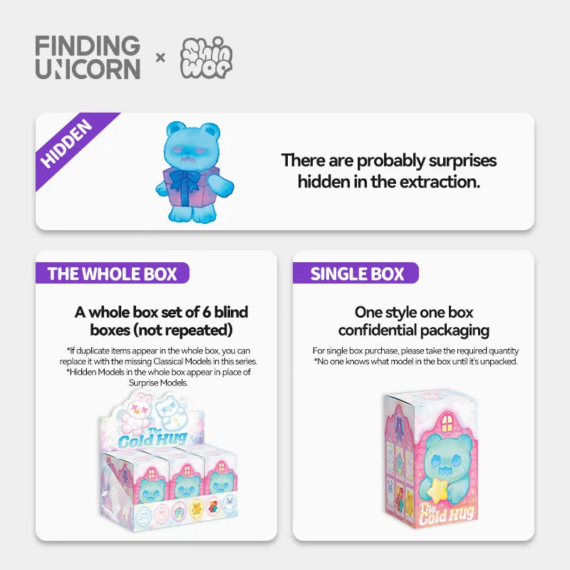 ShinWoo The Cold Hug Series Plush Dolls, Blind Box