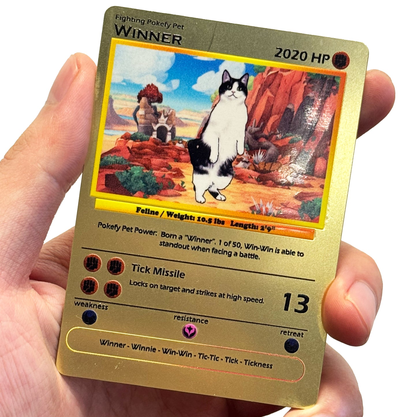 Personalized Pokemon Card, Metal Card with NFC tag